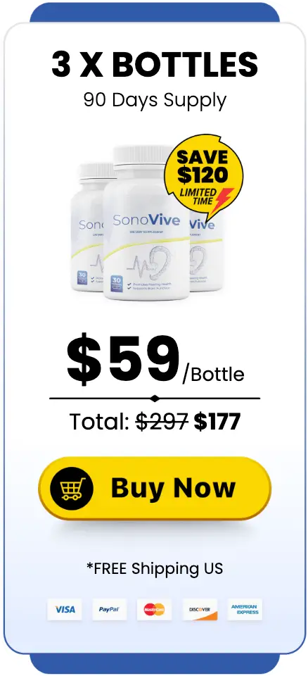 SonoVive Buy 3 Bottles